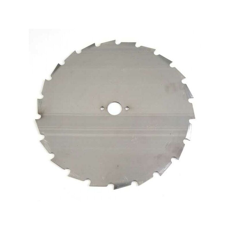 Matijardin - Lame disque 22 dents débroussailleuse. Gouges. ø 225 mm. Alésage 20 mm. Epaisseur 1,8 mm