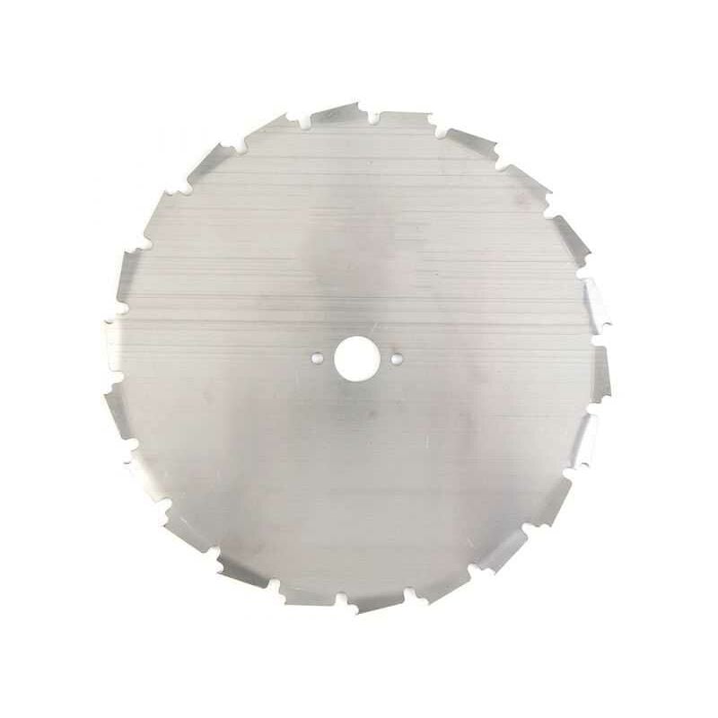 Matijardin - Lame disque 24 dents débroussailleuse. Gouges dentés. ø 225 mm. Alésage 25,4 mm. Epaisseur 1,8 mm