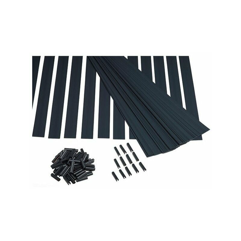 FP - Lame d'occultation hauteur 1m gris kit lixo plus