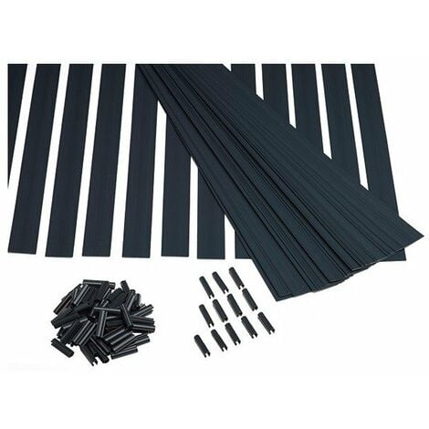 Lame d'occultation hauteur 1m gris kit lixo plus