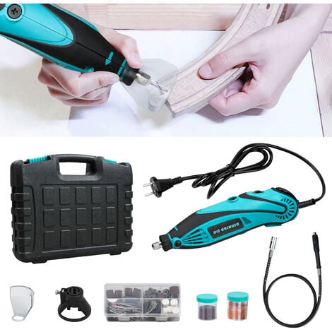 Lame d'outil multifonction 180 Piece Mini Meuleuse Electrique Outil Rotatif Accessoires Kit pour Projets Artisanaux, Bricolage, Découpage HENGMEI