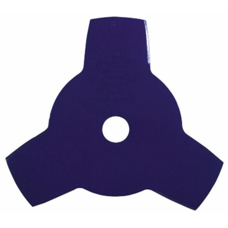 Lame droite pour débroussailleuse 3 dents L:255 ép.:1,4