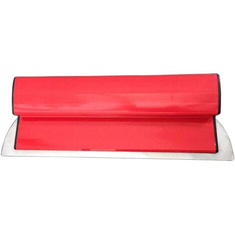 Lame écumeuse de 39,9 cm - Spatule de lissage pour sèche - Outil mural - Spatule en acier inoxydable - Construction en plaq