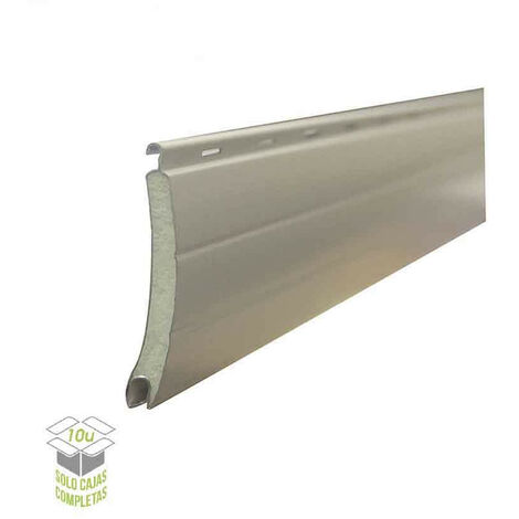 lama aluminio para persiana 45mmx2mts blanca