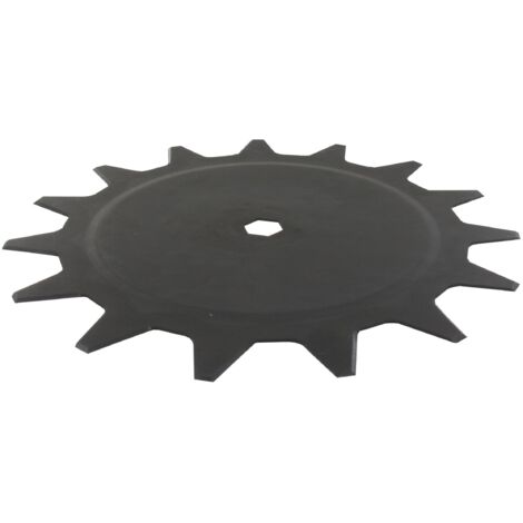 Lame inférieure 15 dents pour système de coupe à lames contre-rotatives universel. Se monte sur notre système 1603088.