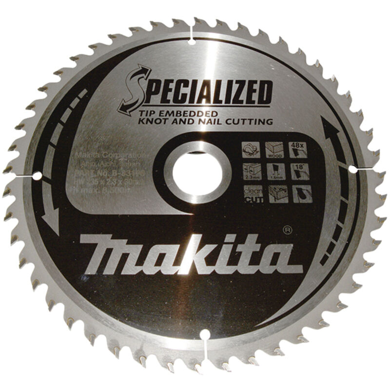Makita B 33196 specialized Lame de scie 235 x 30 mm 48z B de 33196