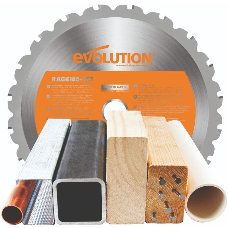 Lame Multi-Matériaux 185mm pour Scies à Onglet