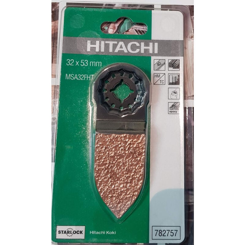 Hikoki - 782757 - accesorio multiherramienta para abrasivo 32 x 53 x 1,0 mm tipo MSA32FHT