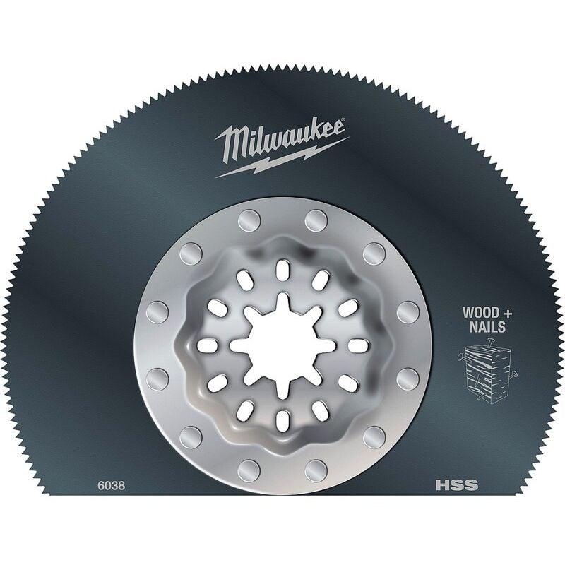 Milwaukee - Lames multi-tool circulaire segmentée pour coupe à ras bois et métal Diam. 85 mm