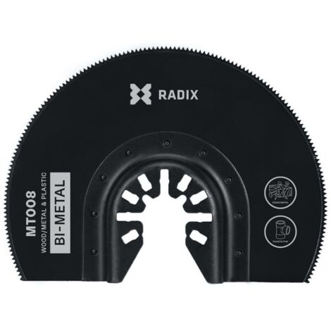 Lame multitool - Radix - Bi-métal - 82 mm - 18 dents (1,37 mm) fraisées