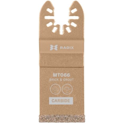 Lame multitool - Radix - Carbure - 40 x 34 mm - 40-50 grit