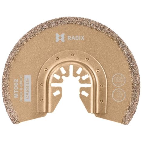 Lame multitool - Radix - Carbure segment - Ø93 mm - 50-60 grit