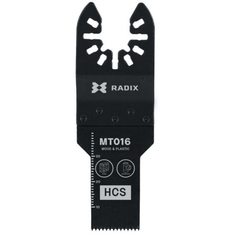 Lame multitool - Radix - HCS - 40 x 20 mm - 18 dents (1,4 mm) fraisées