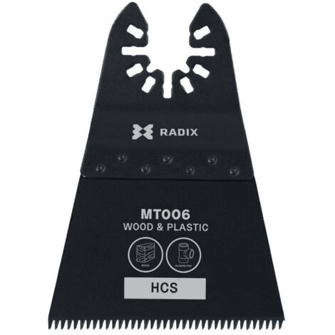 Lame multitool - Radix - HCS - 40 x 69 mm - 14 dents (1,8 mm) meulées