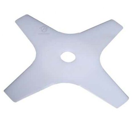 Lame nylon 4 dents débroussailleuse. Ø 250 mm. Alésage 25,4 mm. Epaisseur 3,5 mm