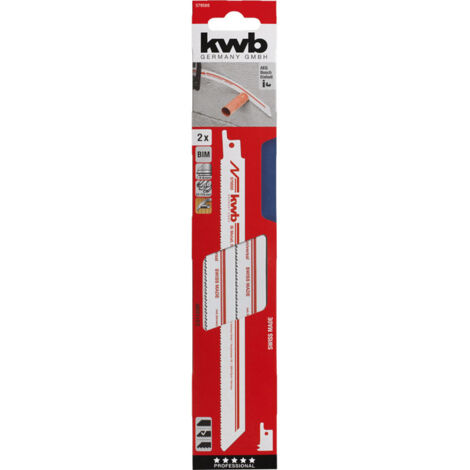 Lame per sega a gattuccio per metalli 2 pz KWB 579500