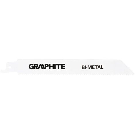 Lame per sega alternata graphite 57h951 bimetallo 150 mm 14 TPI