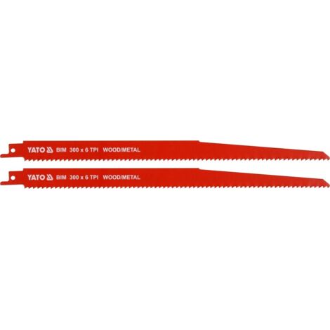 LAME PER SEGA BIM 300MM 6TPI 2PZ YT-33935 YATO