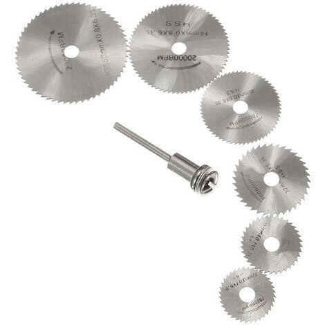 lame per seghe circolari - dischi da taglio - taglio del legno - utensile rotante per trapani Dremel -
