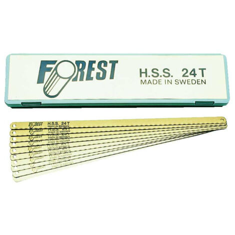 Lame per seghetti originali Forest 12" x 24 denti HSS a tempra speciale - Idrhaus
