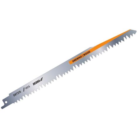 Lame per seghetto alternativo DEDRA 240mm - HCS per legno, 2 pz.