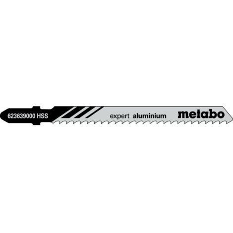 Lame per seghetto alternativo expert alluminio Nutz-L.74mm denti 3mm HSS trafilata, smerigliata, 5 pezzi