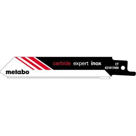 Lame per seghetto alternativo expert L.115mm Spessore 1,25mm Distanza denti 1,4mm HM 18TPI chiuso
