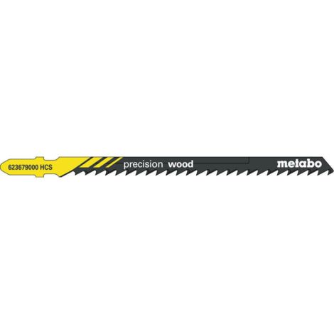 Lame per seghetto alternativo per legno pulito Nutz-L.104mm passo dei denti 4mm HCS denti chiusi 5 pezzi