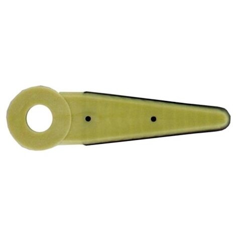 Lame plastique/Métal adaptable pour STIHL, WEEDEATER ET HUSQVARNA - L: 114mm , alésage: 12,5mm - ( Vendu à l'unité )