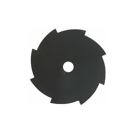 Lame Plate 8 Dents Adaptable Pour Débroussailleuse - Coupe De 250mm, Alésage: 20,0mm, épaisseur: 1,4mm