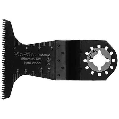 Lame plongeante HCS MAKITA B-64901 pour coupe rapide de bois avec clous 65 x 40 mm