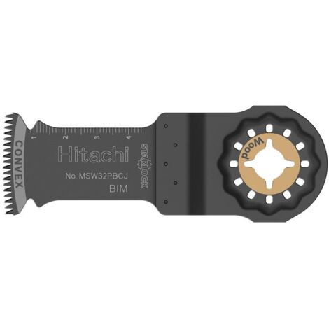 Lame plongeante l.32xP.40mm BiM bois dur cpe précise-Remplace 782136 HIKOKI 782737
