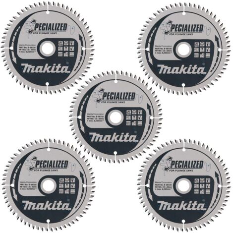Lame pour bois 165x20mm 60 dents Makita B-56720-5