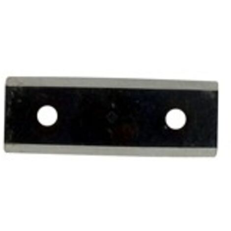 Lame pour broyeur de végétaux 75mm x 27,5mm – Diamètre trou 7mm – Entraxe 45mm – Modèles compatibles LESCHA Zak 1500, Zak 2002 – 53350