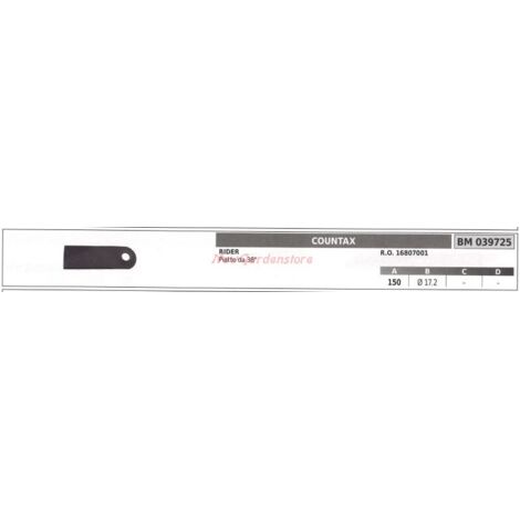 Lame pour COUNTAX 039725 tracteur de pelouse tondeuse