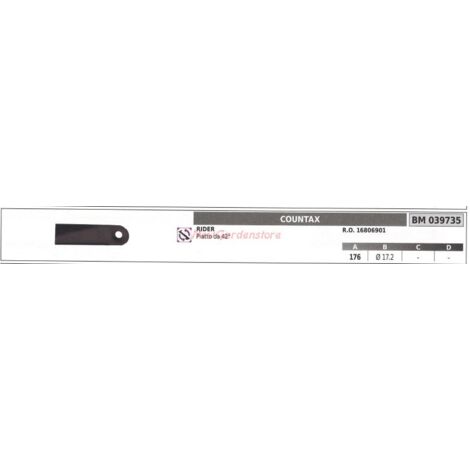Lame pour COUNTAX 039735 tracteur de pelouse tondeuse tondeuse