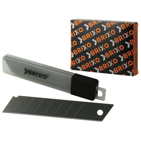 Lame pour cutter de 25 mm – Rétractable, paquet de 10 – Brixo