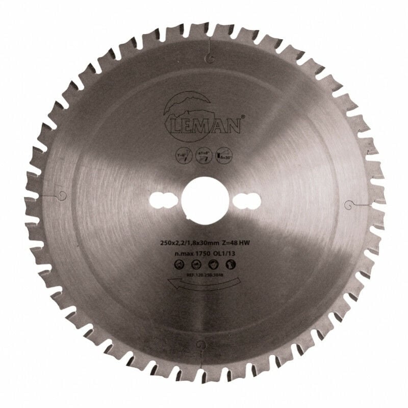 

Leman - Hoja de sierra circular para metal D.210 x 30 mm - 40 dientes