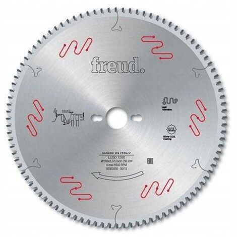 Lame pour métaux non ferreux/PVC/Aluminium FREUD - Ø350 3,5/3 AL30 Z108 TP- - F03FS05309 -LU5D 1700
