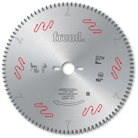 Lame pour panneaux en bois/composites FREUD - Ø300 3,2/2,2 AL30 Z96 BA - F03FS04927 -LU2C 1500