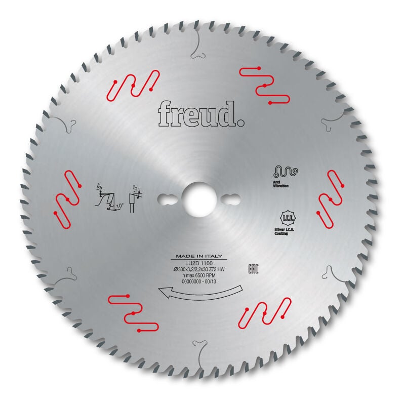 Freud - Lame pour panneaux en bois/contreplaqués Ø300 3,2/2,2 AL30 Z60 ba - F03FS04884 -LU2B 0900