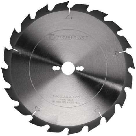 Lame pour scie circulaire de précision Bau-exécution D. ext. 350 mm nombre de dents 24 FF perçage 30 mm l. de coupe 3,5 mm carbure