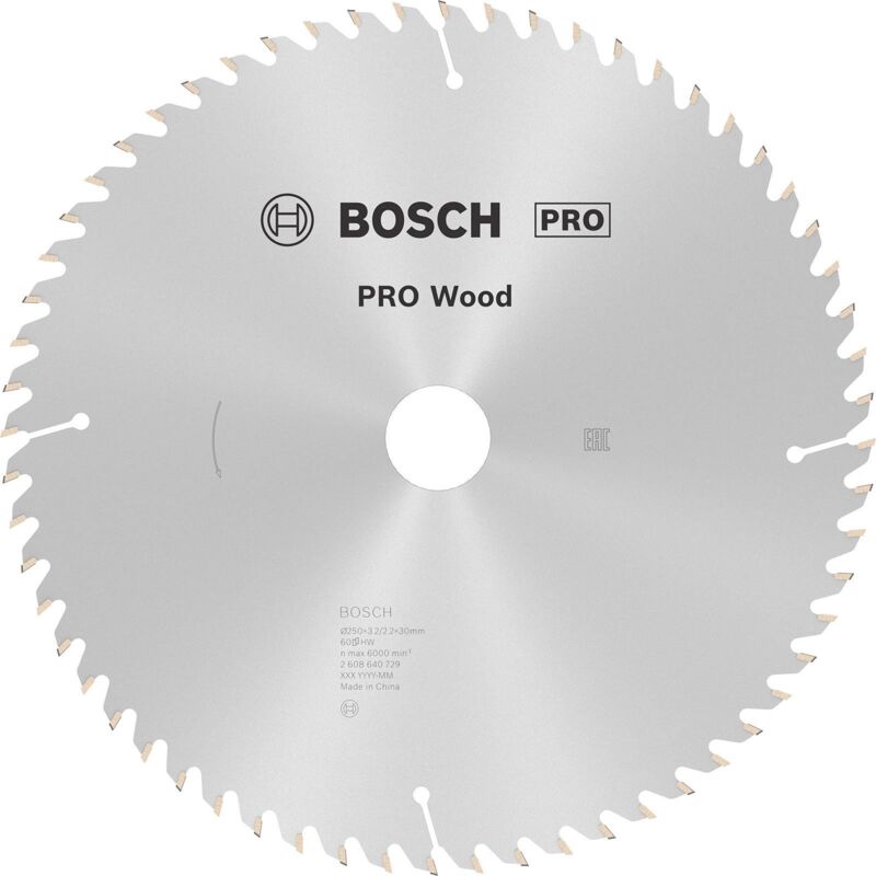 BOSCH Optiline Wood Ø 250 mm 60 dents