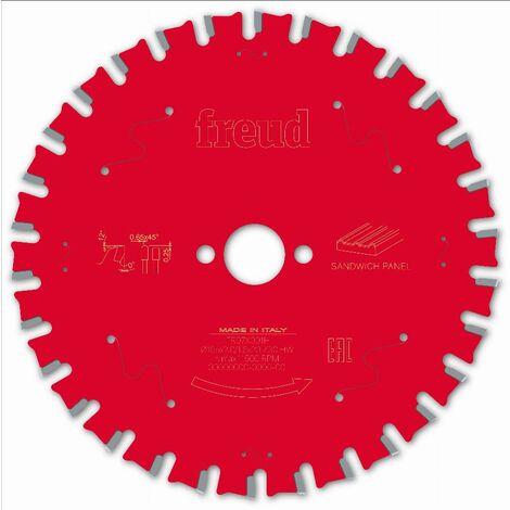 Lame pour scie circulaire portative FREUD - Ø165 2/1,6 AL20 Z30 TPB 0° - F03FS09853 -FR07X001H