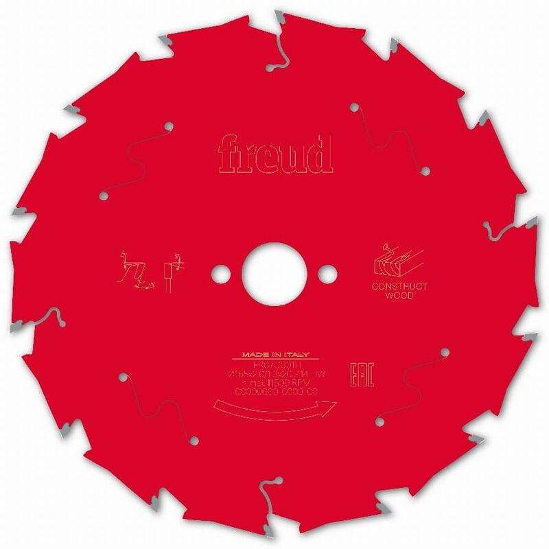 Freud - Lame pour scie circulaire portative Ø165 2/1,3 AL20 Z14 ba 18° - F03FS09789 -FR07C001H