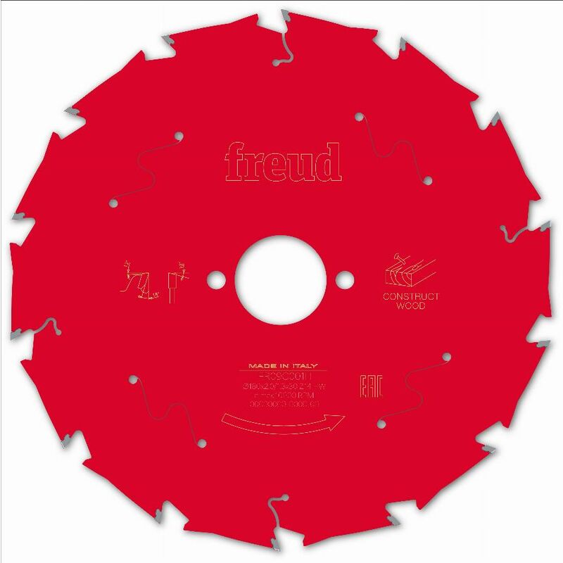 Freud - Lame pour scie circulaire portative Ø180 2/1,3 AL30 Z14 ba 18° - F03FS09790 -FR09C001H