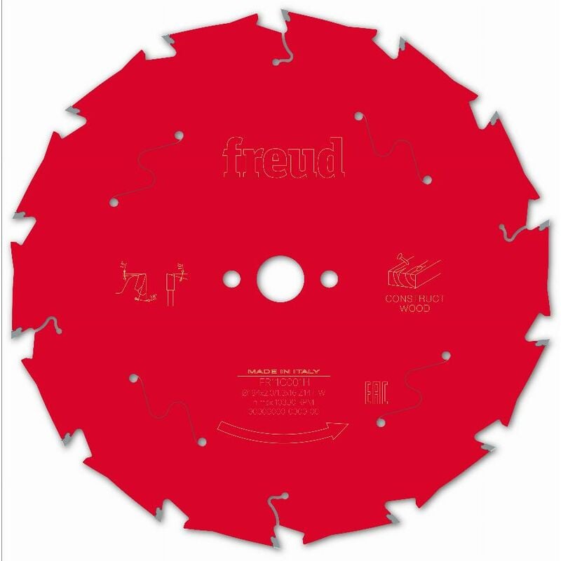 Freud - Lame pour scie circulaire portative Ø184 2/1,3 AL16 Z14 ba 18° - F03FS09791 -FR11C001H
