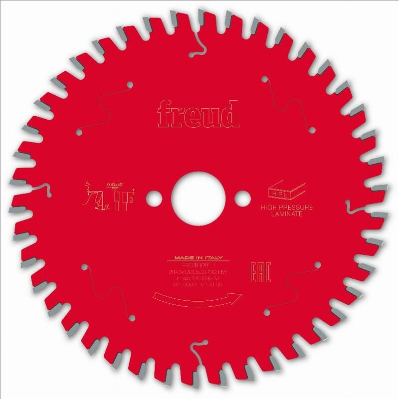 Lame pour scie circulaire portative filaire/sans fil Freud 140 1,8/1,3 AL20 Z42 tp 0° - F03FS09864 -FR04H001H