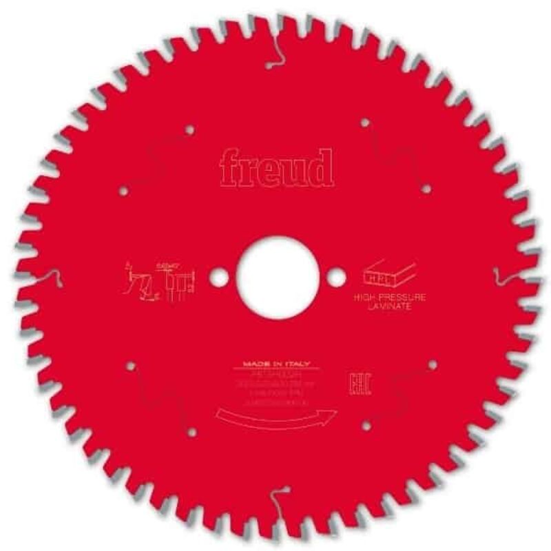 Lame pour scie circulaire portative FREUD - Ø235 2,8/1,8 AL30 Z64 TP 0° - F03FS09871 -FR20H001H