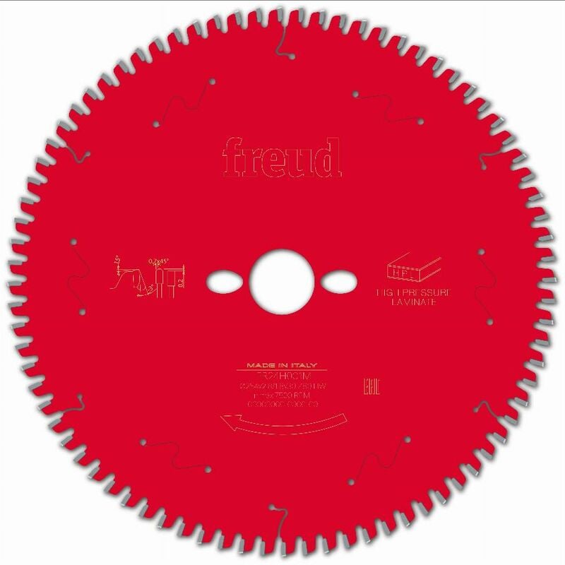 Lame pour scie circulaire portative Freud 254 2,8/1,8 AL30 Z80 tp -3° - F03FS09874 -FR24H001M